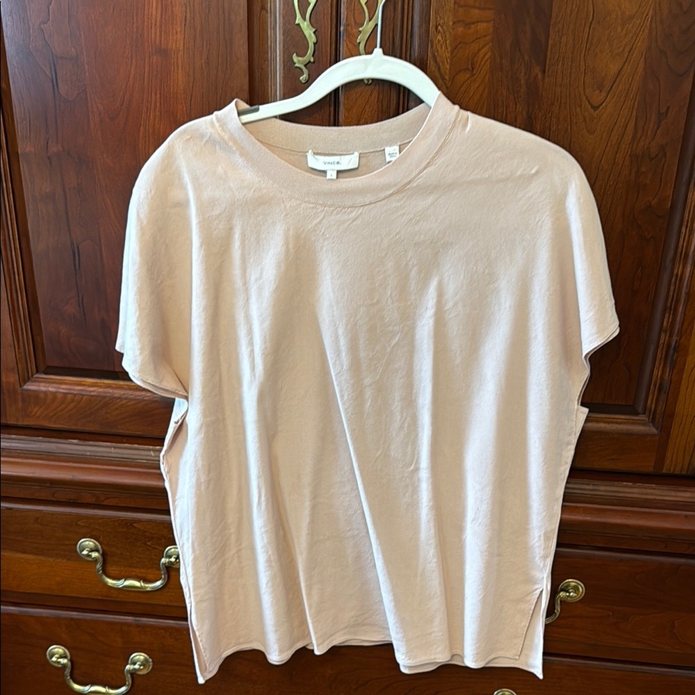 Casual Pale Pink Vince Top